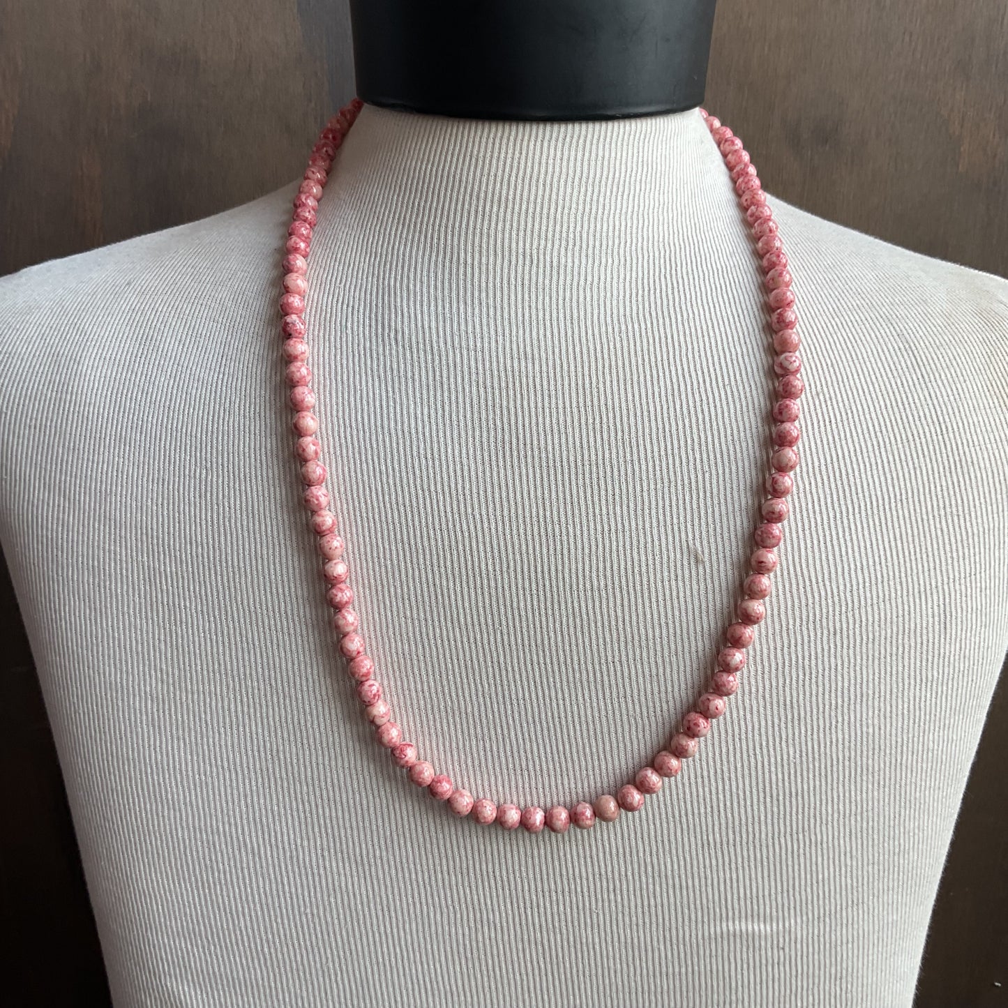 Rhodonite Beaded Necklace