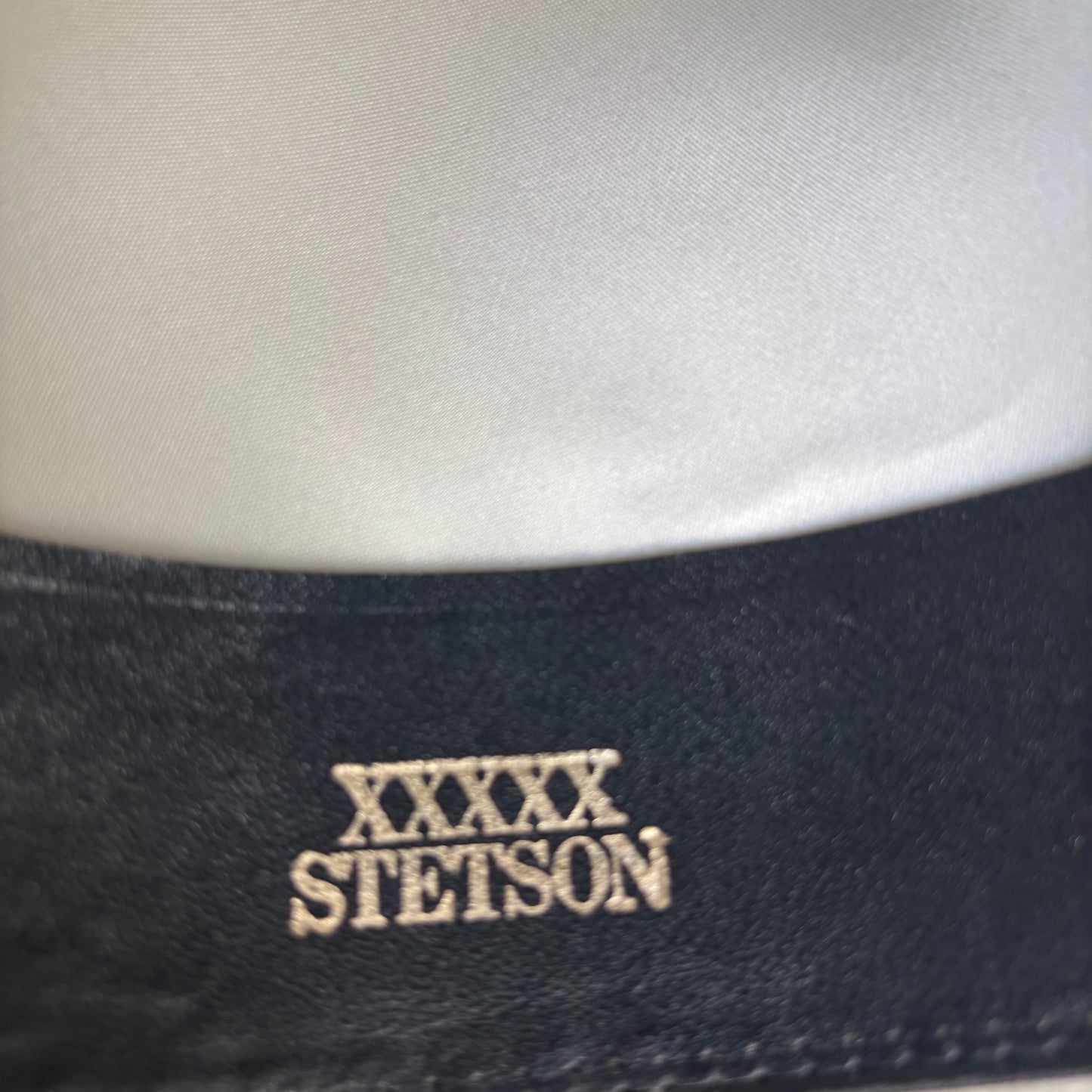 Stetson Light Grey Hat with Ribbon Band