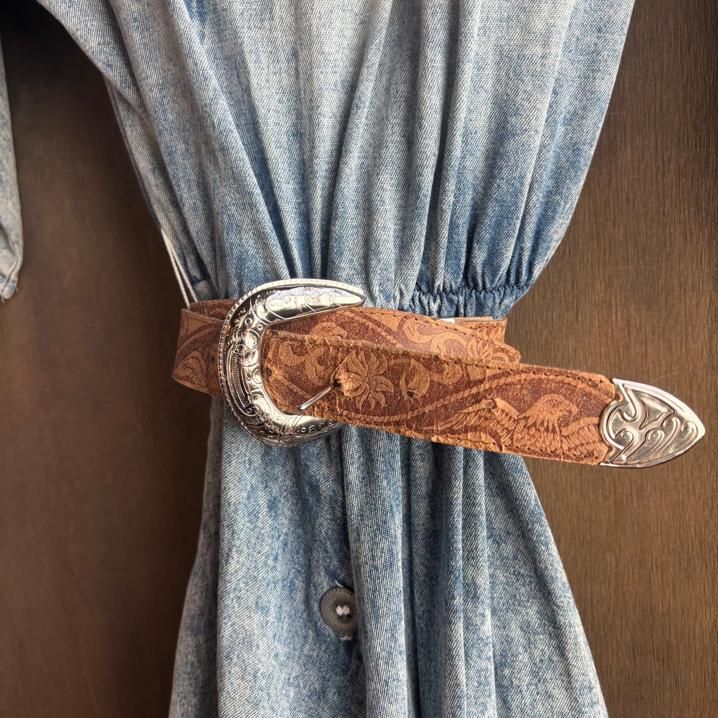 Colours Horse Belted Denim Dress