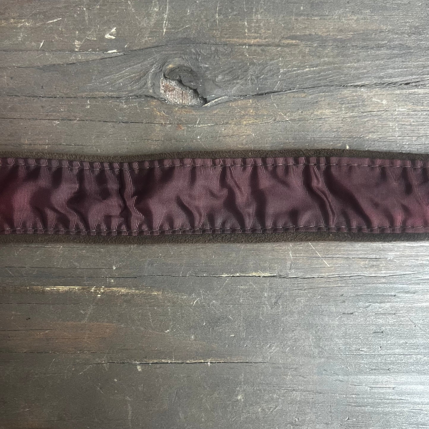 Suede Brown Fringe Belt