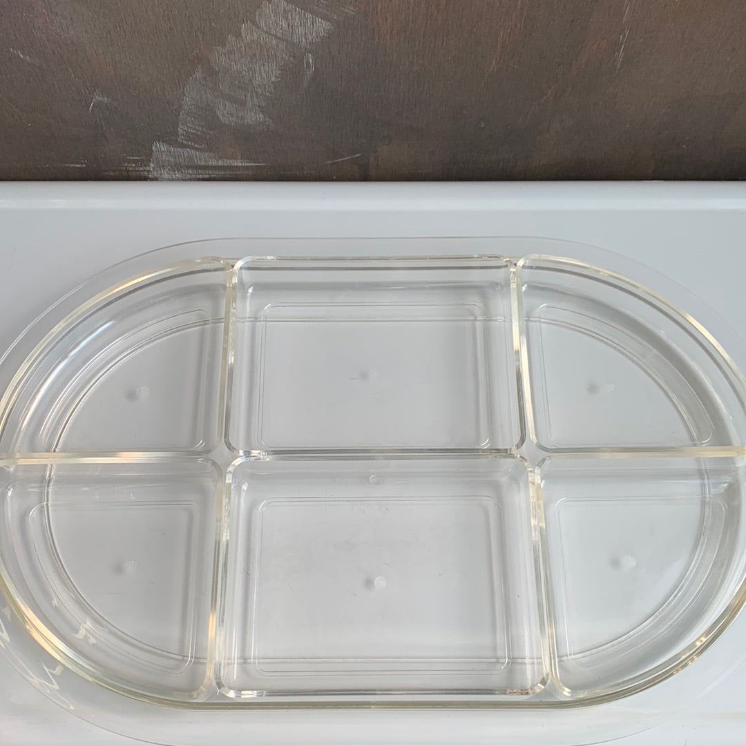 Acrylic modular serving tray