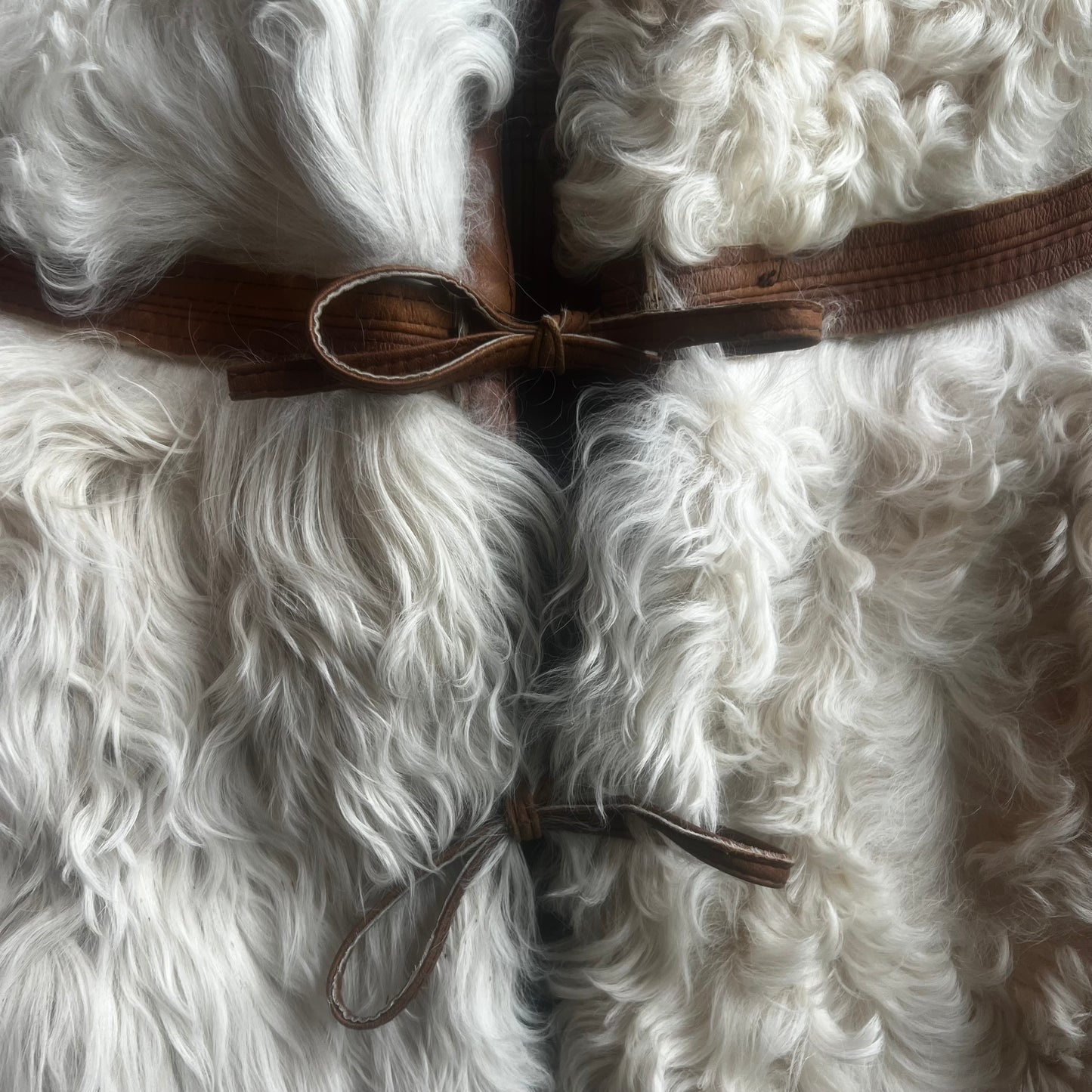 Argentinian Curly Lamb and Leather Reversible Vest