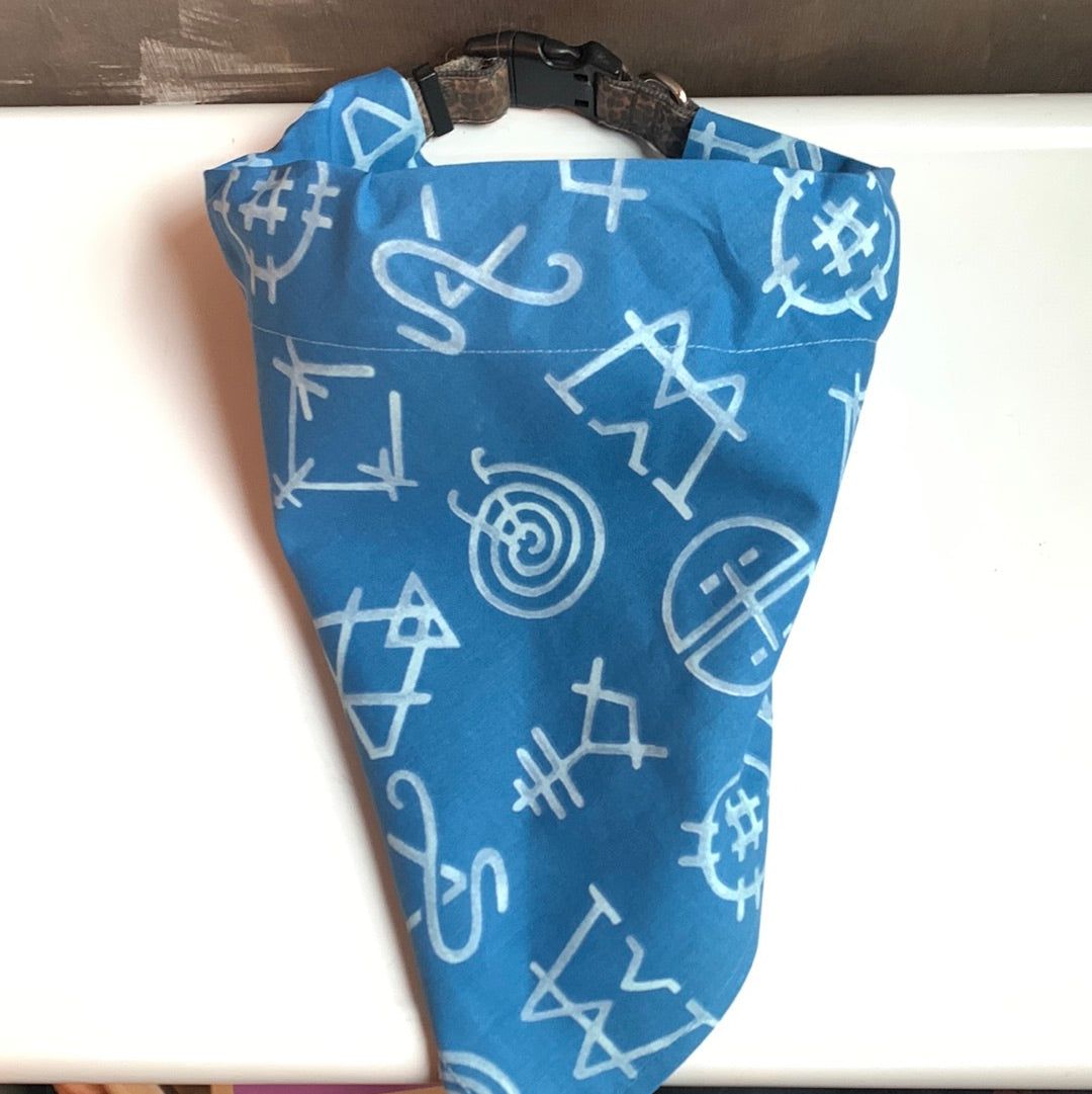 Dog collar bandana