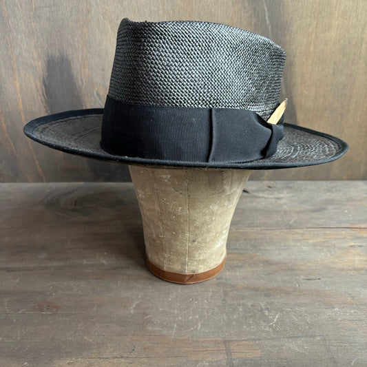 Custom Black Panama Hat (RTD)