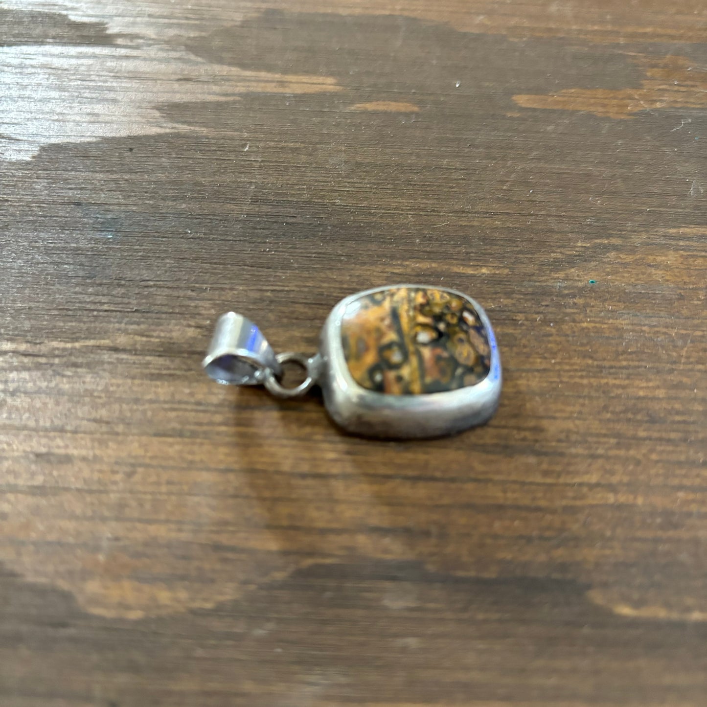 Square Silver Pendant