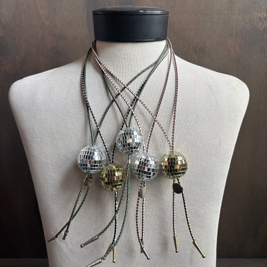 Disco Ball Bolo Tie