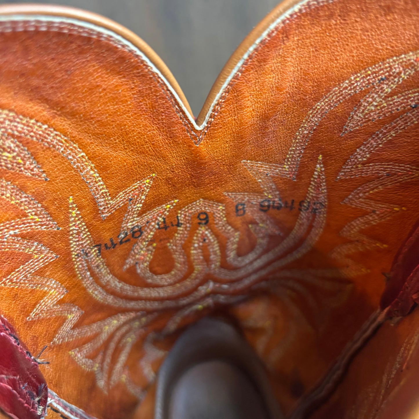 Two-Tone Leather Boots