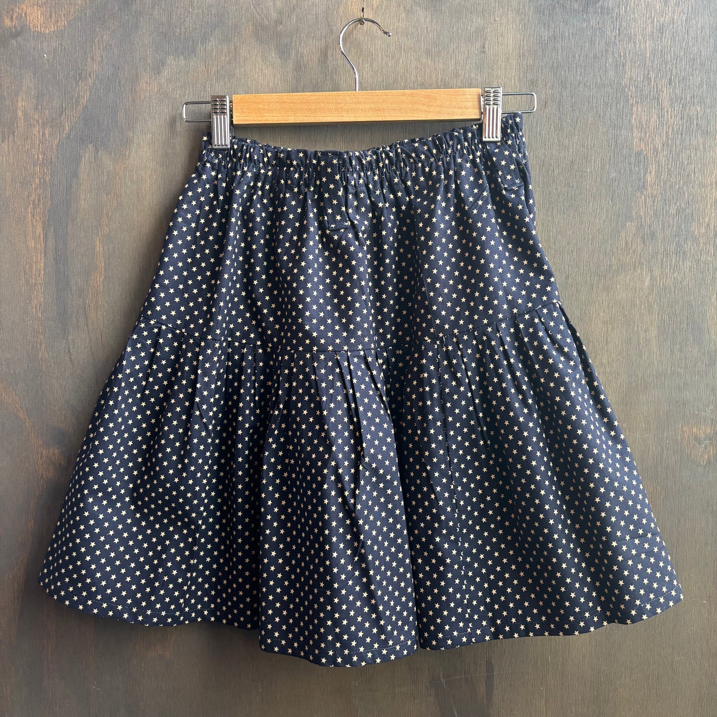 Custom Made Navy Star Mini Skirt
