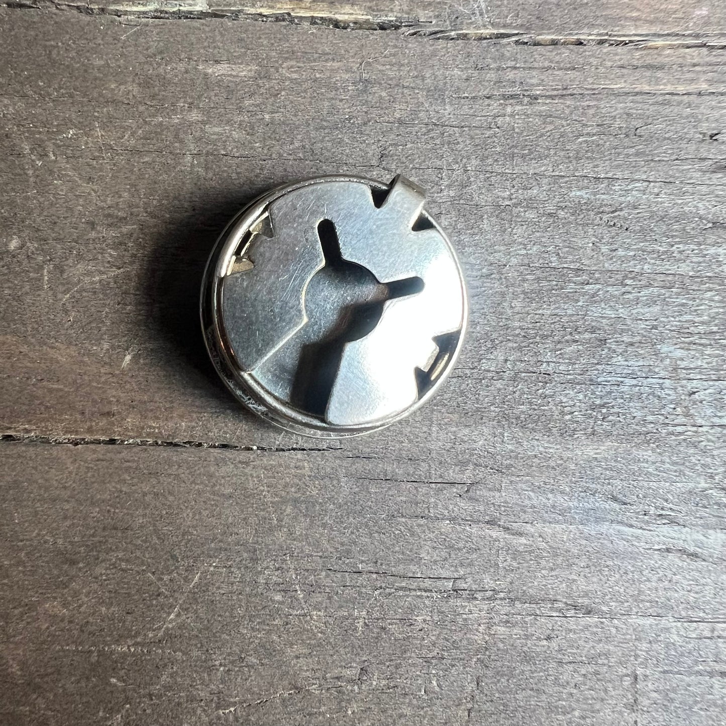 Sterling Silver Navajo Button Covers (set of 6)