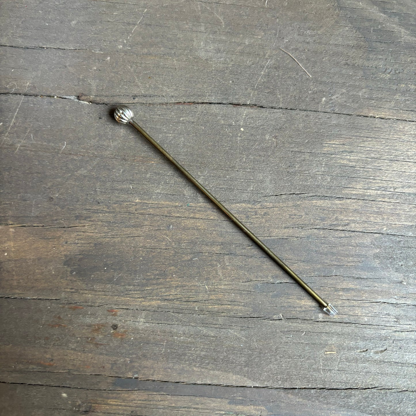 Silver Ball Straight Pin