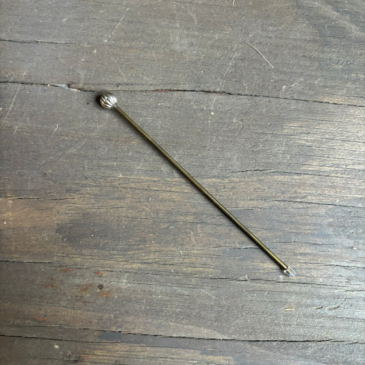 Silver Ball Straight Pin