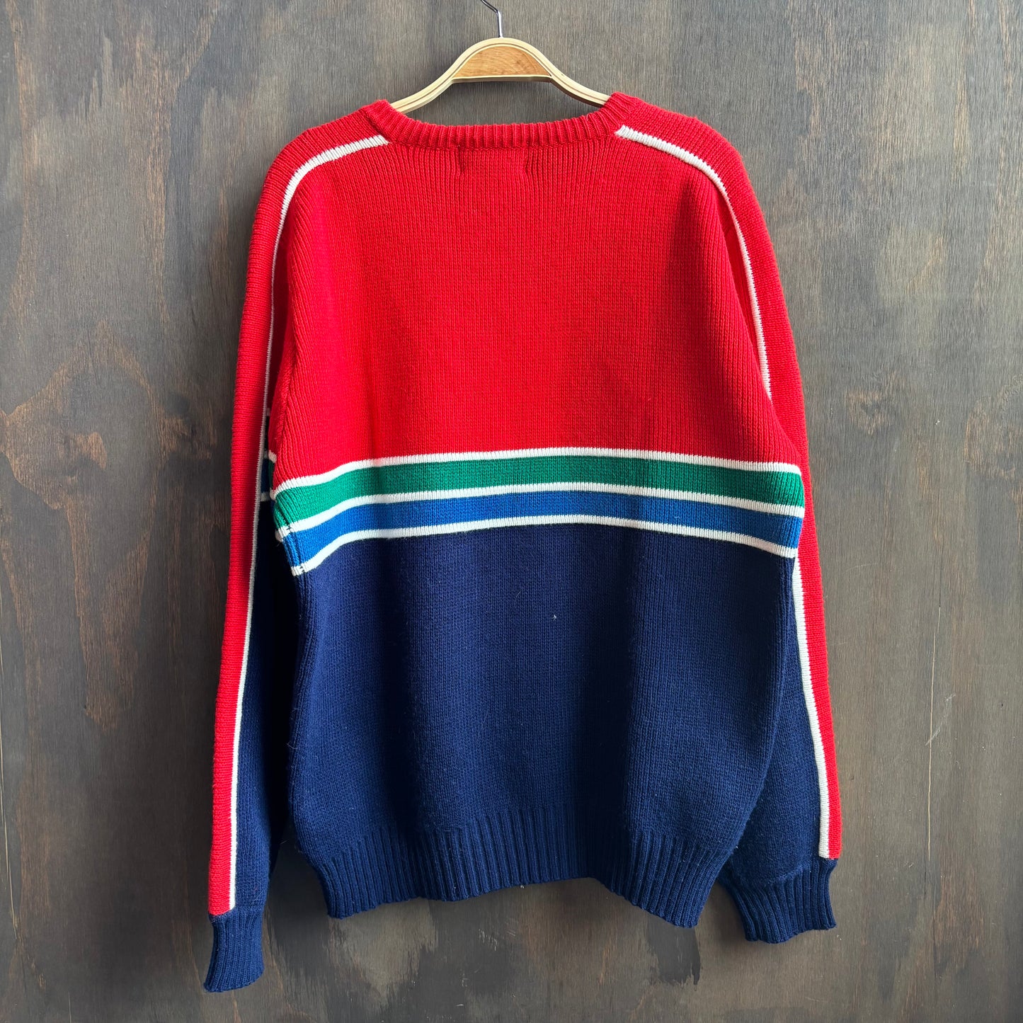 Vintage Claybrooke Striped Ski Sweather