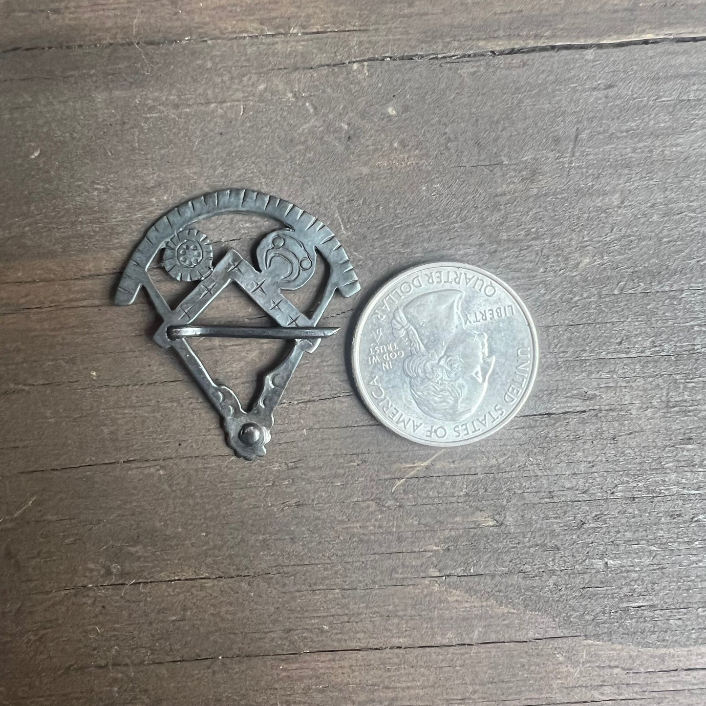 Vintage Handcrafted Caliper Tool Pin