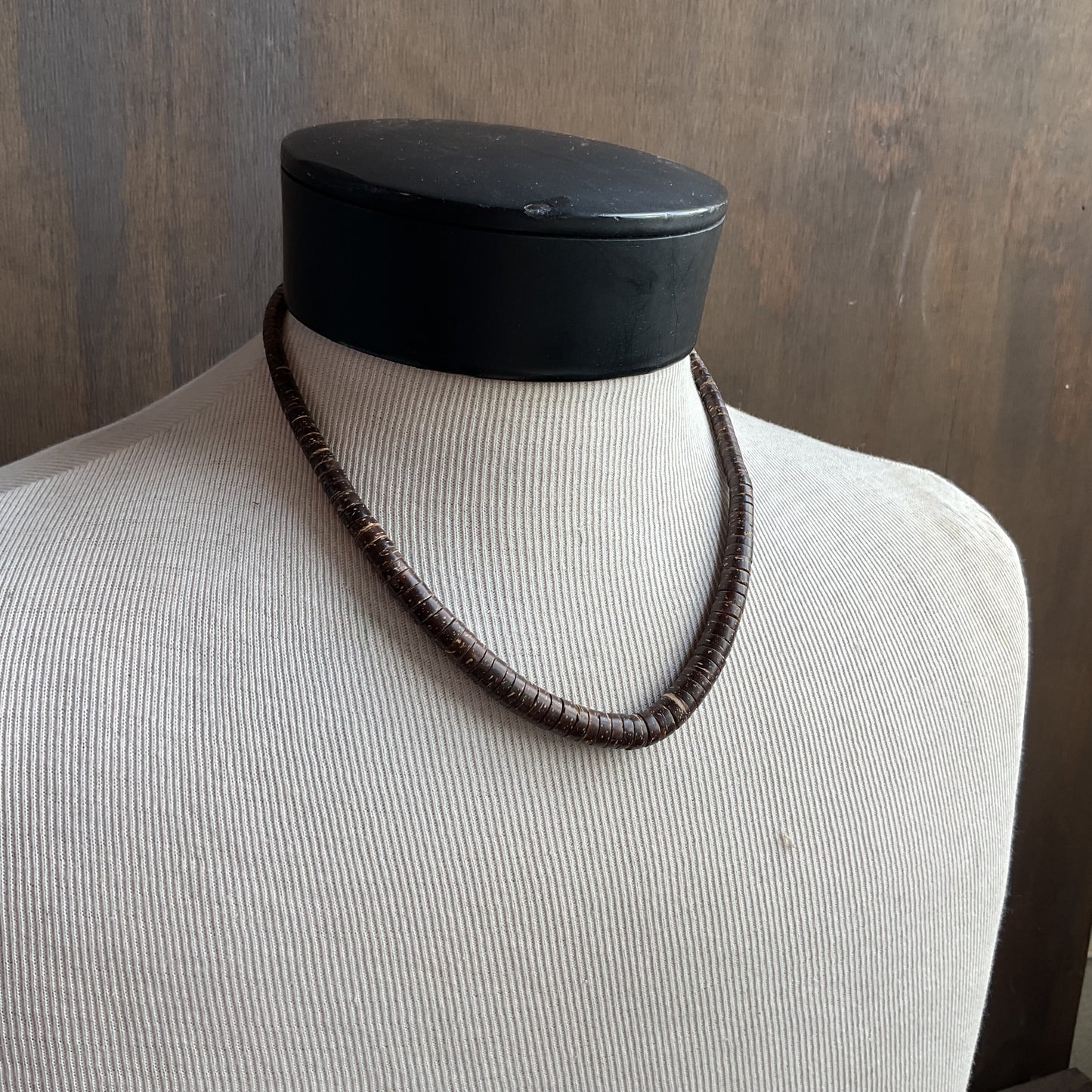 Coconut Shell Bead Necklace