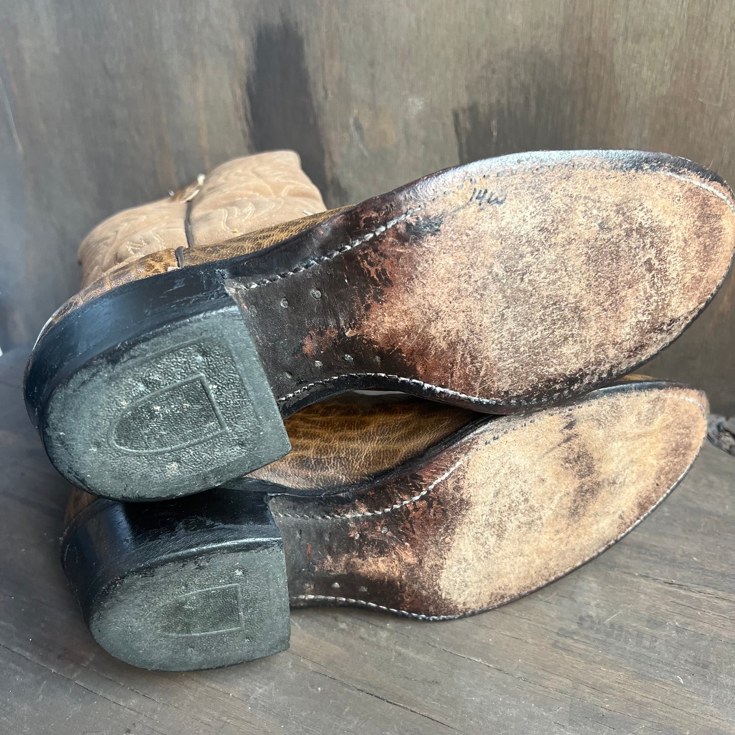 Custom Made Faux Water Buffalo Boots