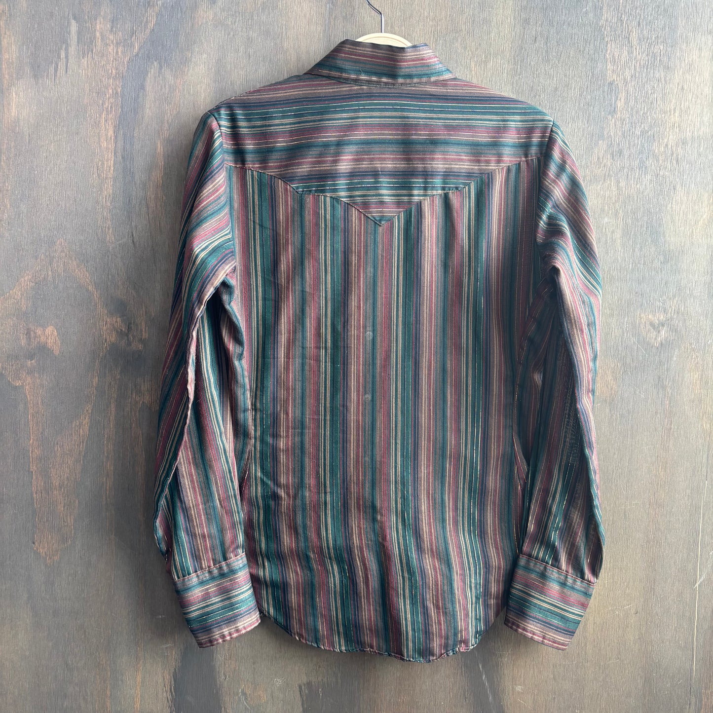 Vintage Panhandle Slim Striped Pearl Snap