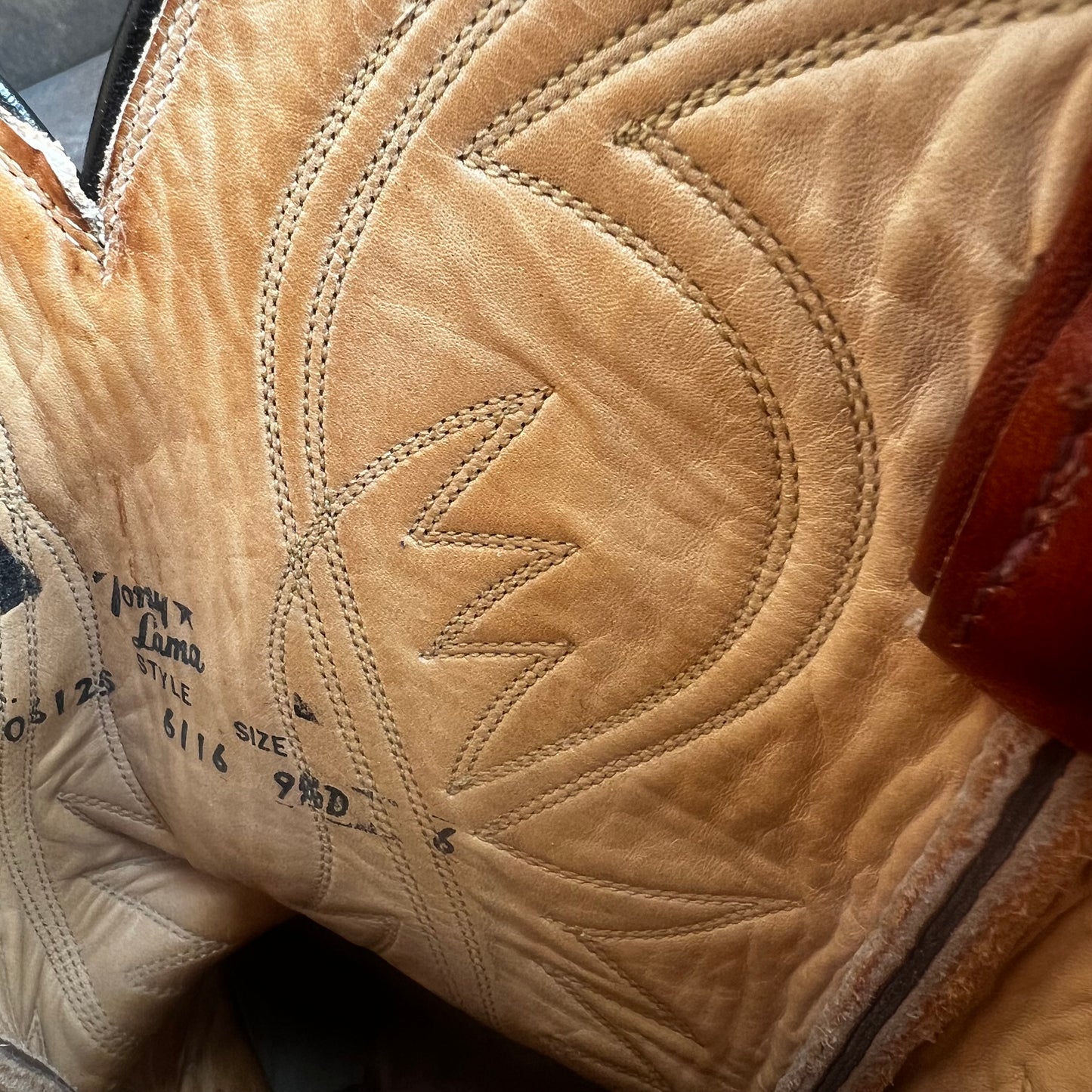 Tony Lama Brown Cowboy Boots