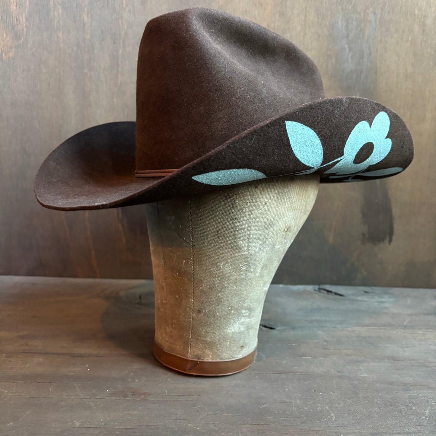 Parrot Paint Brown Resistol 3X Beaver Hat