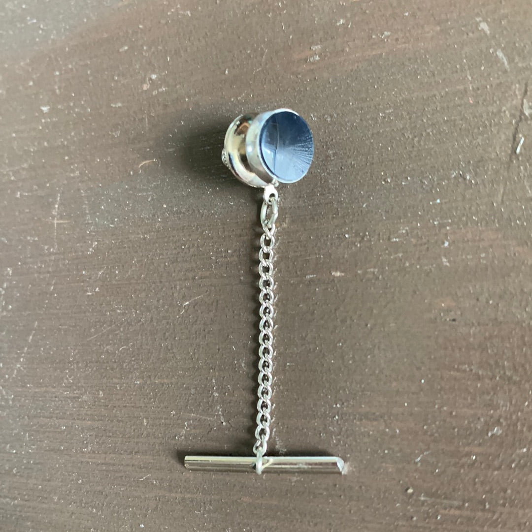 Black Enamel Tie Tack