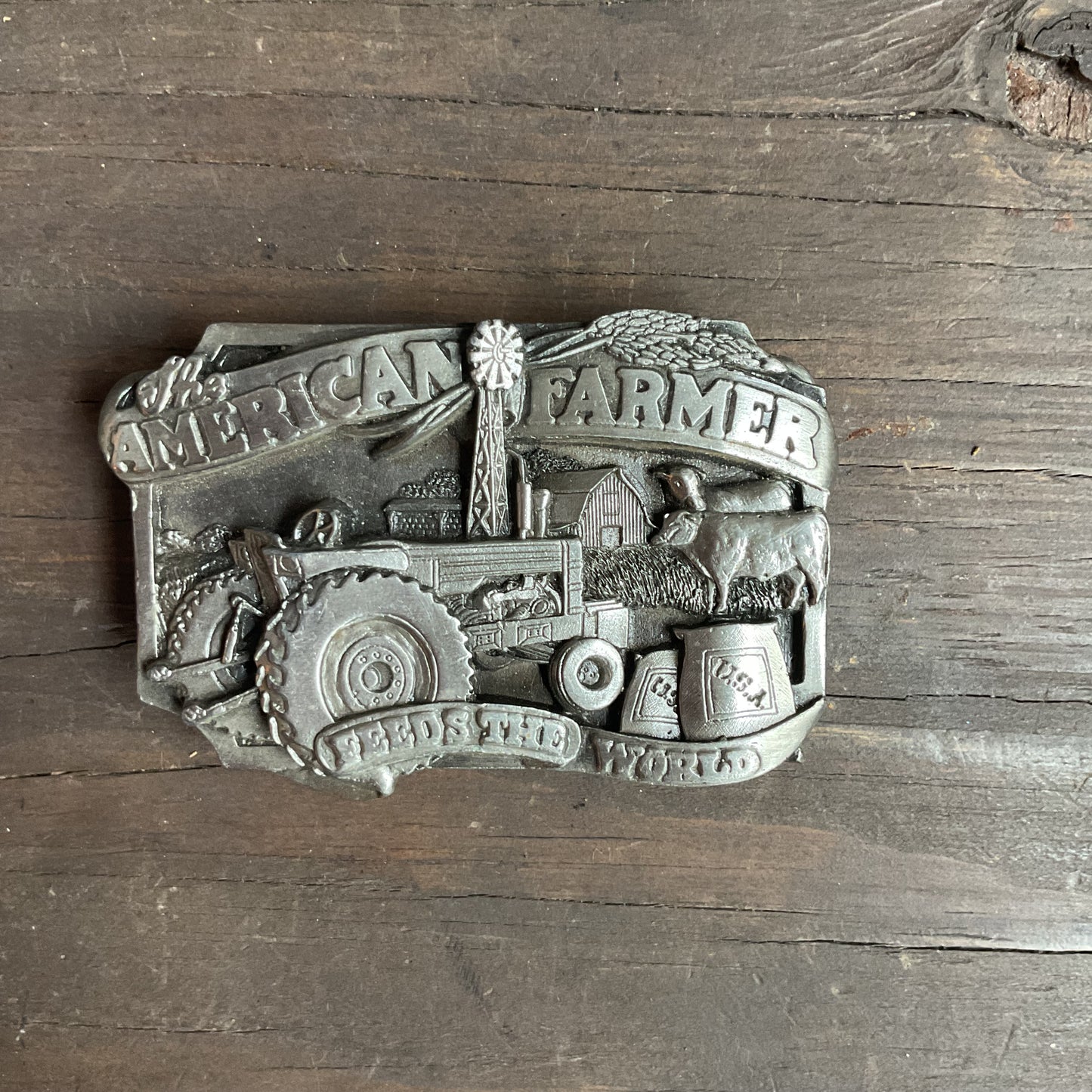 American Farmer Belt Buckle