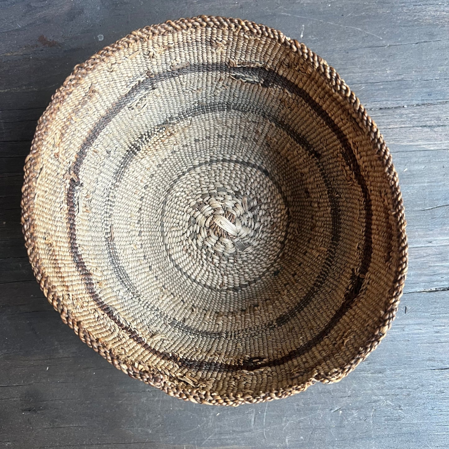 Small Vintage Woven Basket
