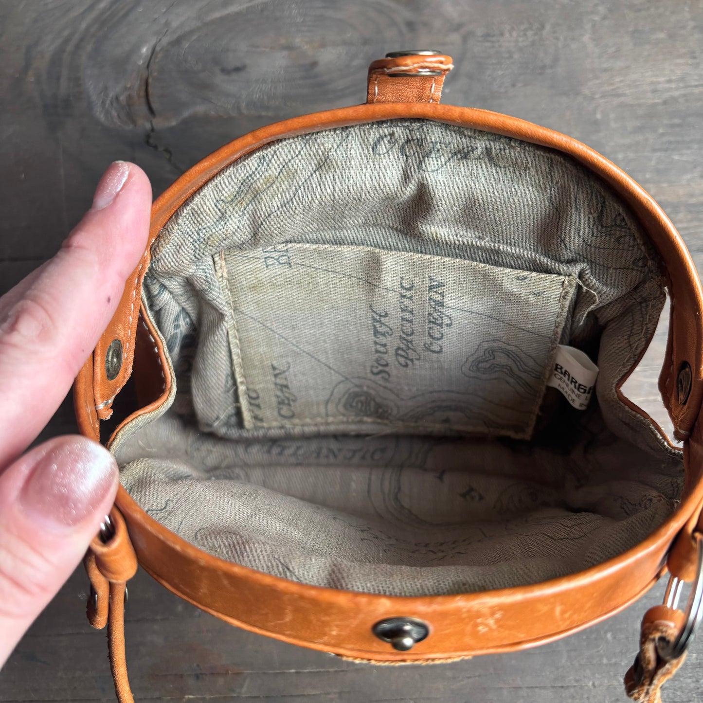 Tan Leather Mini Bag