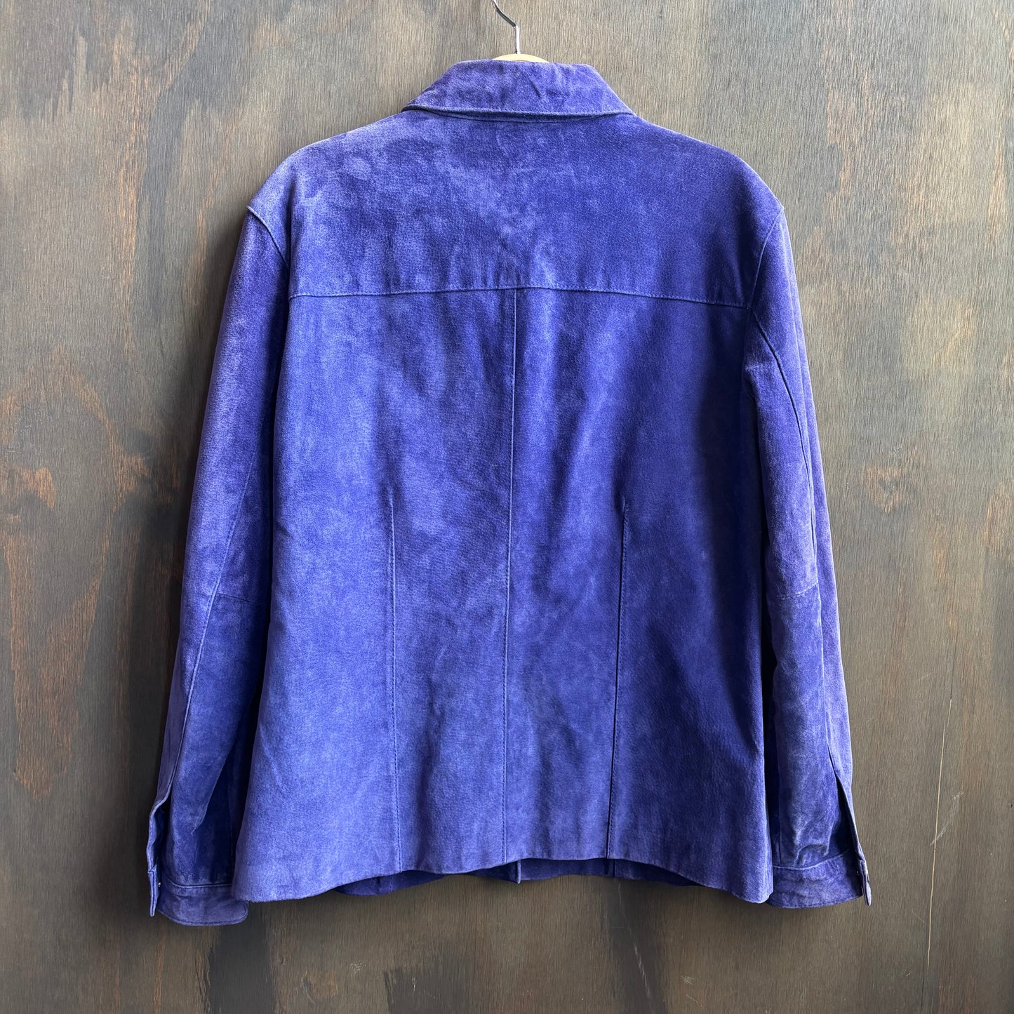 French Laundry Purple Leather Jacket