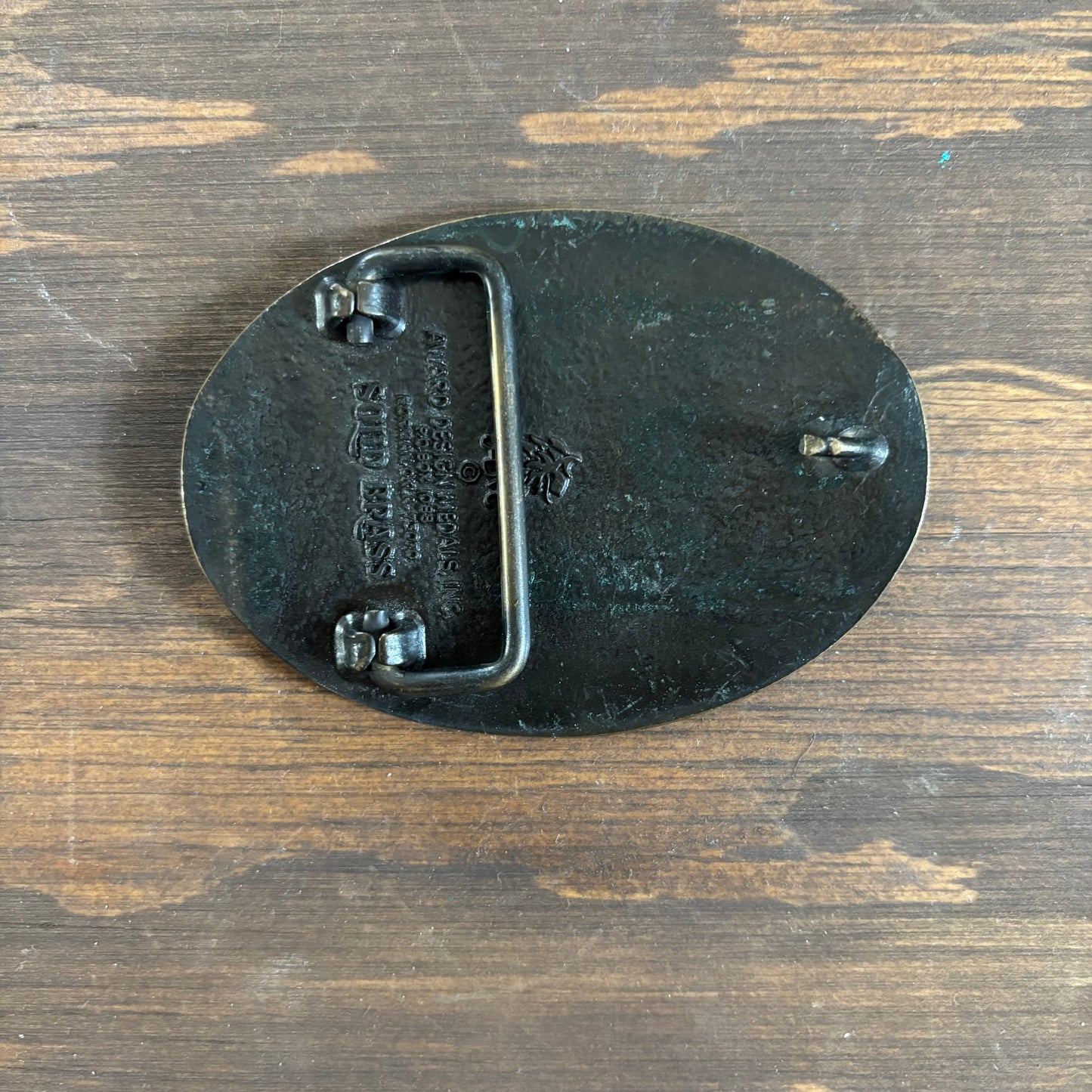 Brass Pharmacy Belt Buckle