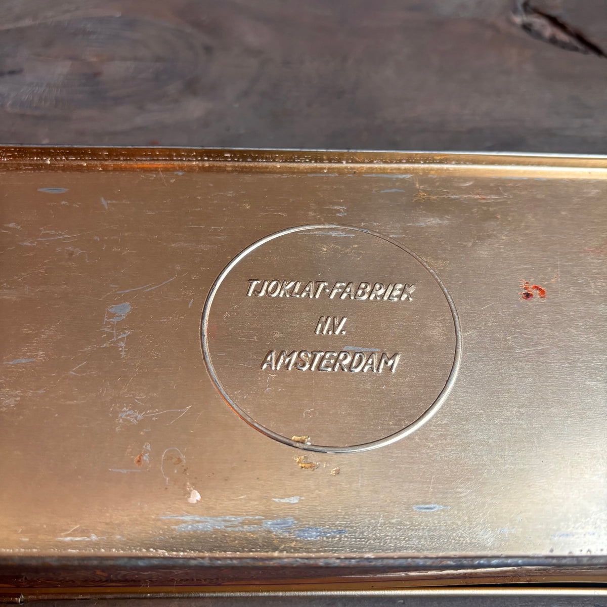 Vintage Gold Chocolate Box