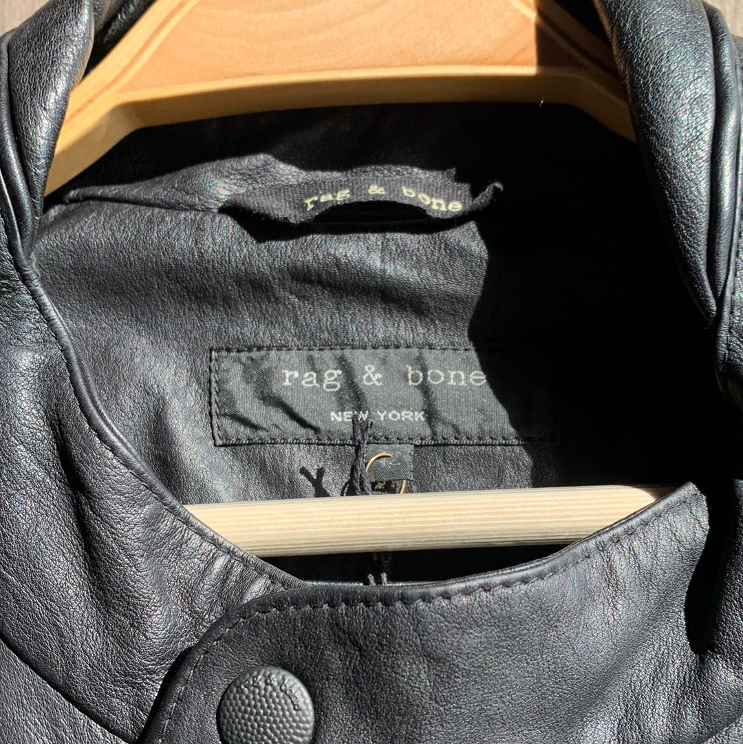 Rag & Bone Leather Bomber