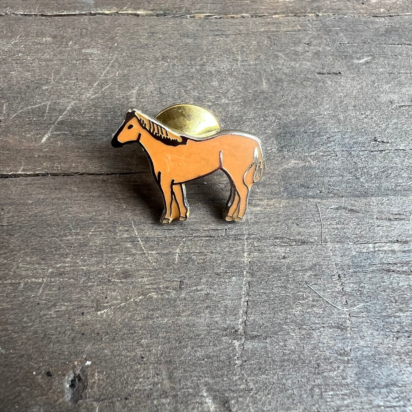 Brown Horse Pin