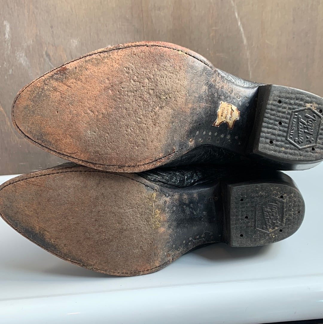 Tony Lama Ostrich Toe Boots