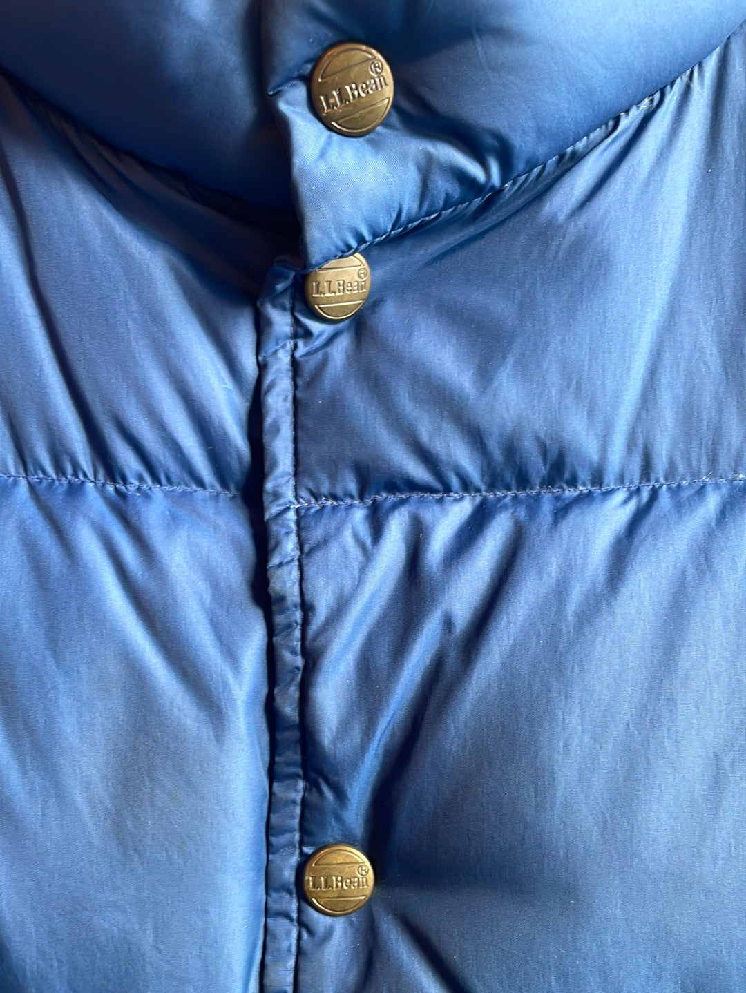 Vintage Blue LL Bean Down Vest