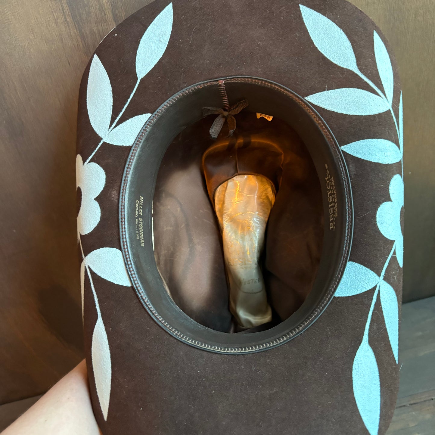 Parrot Paint Brown Resistol 3X Beaver Hat