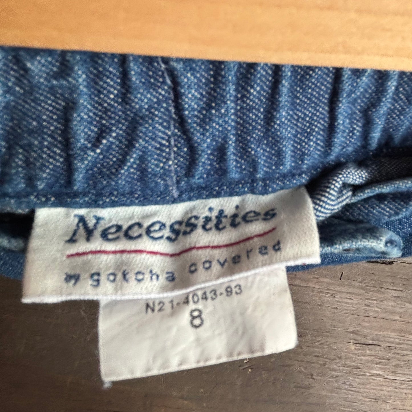 Vintage Denim Midi Skirt
