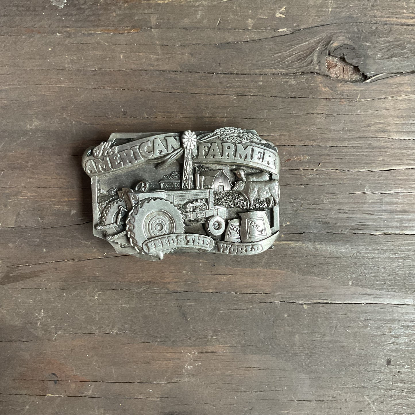 American Farmer Belt Buckle