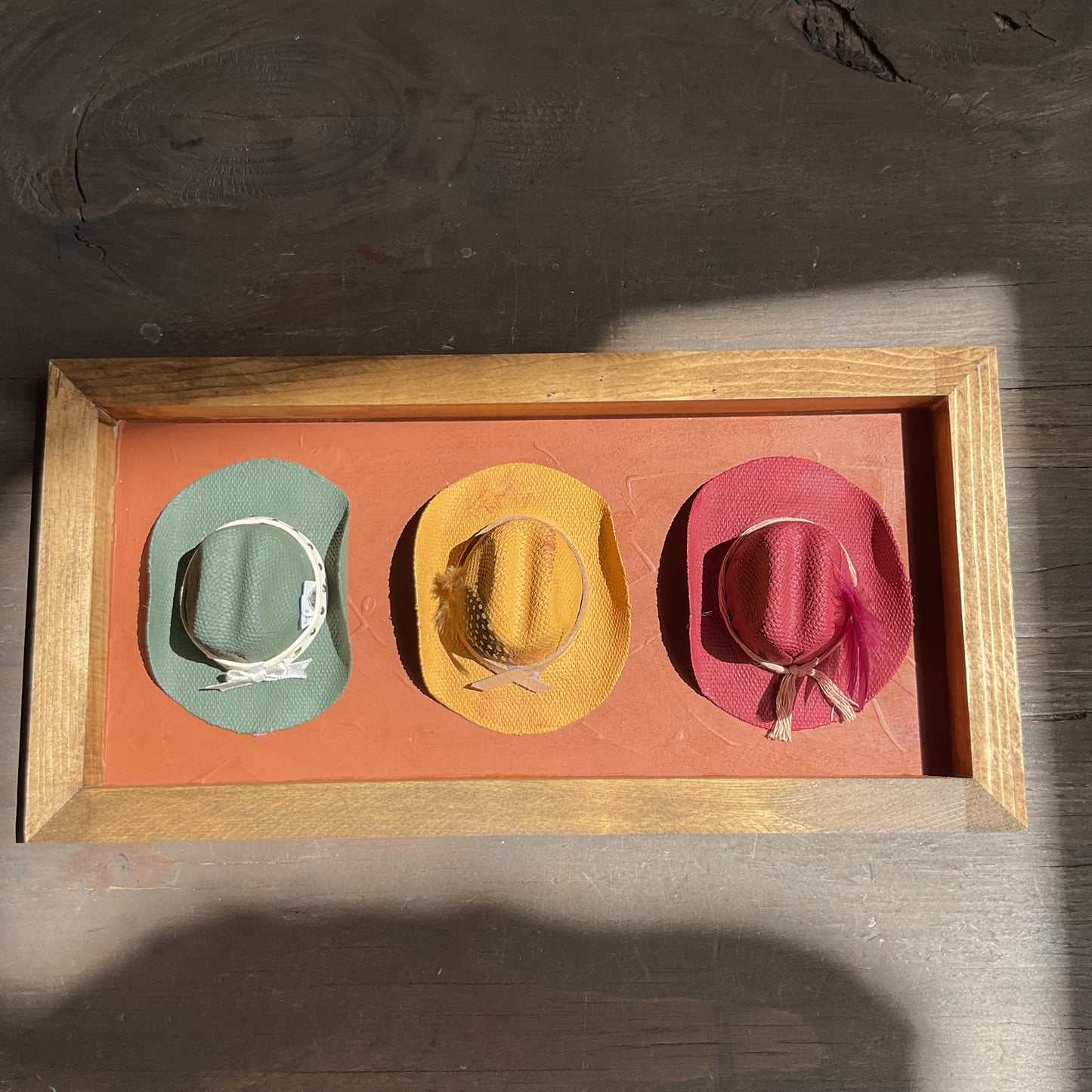 Karen “K” Abate Cowboy Hat Trio Art