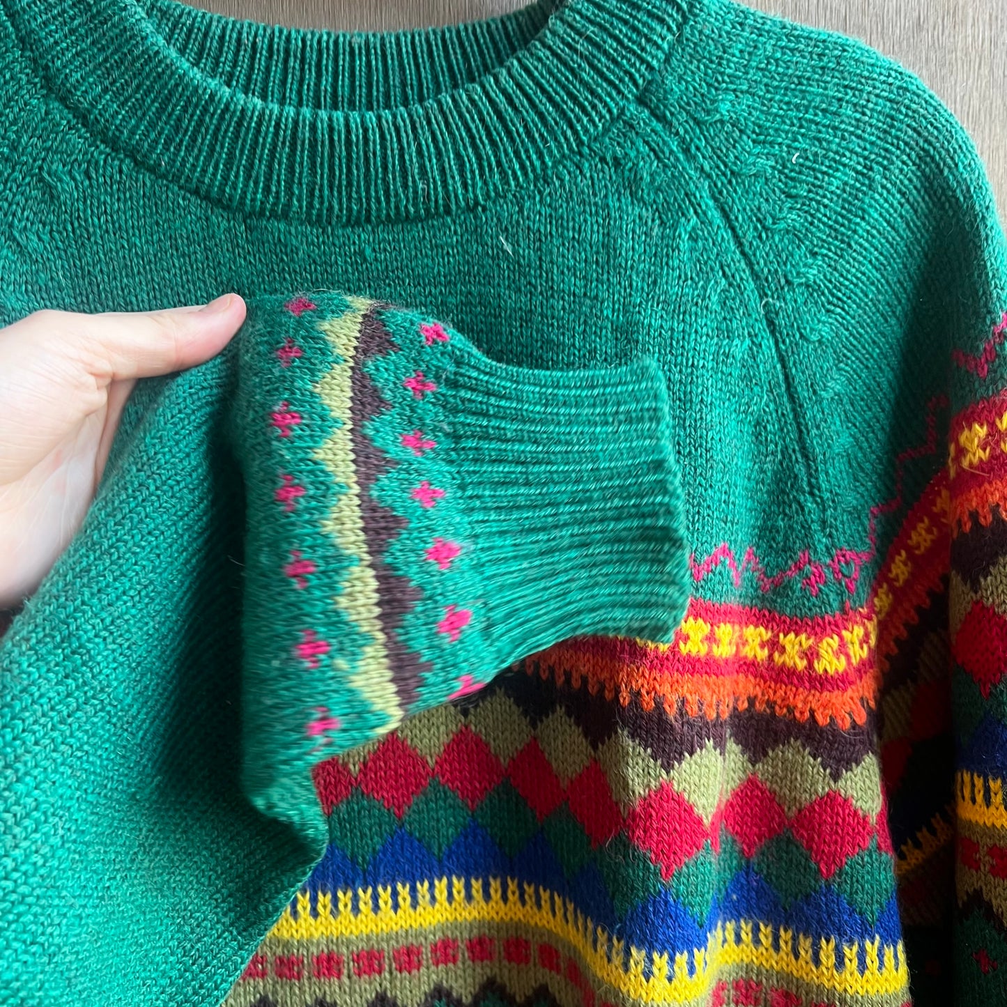 Vintage Green Sweater