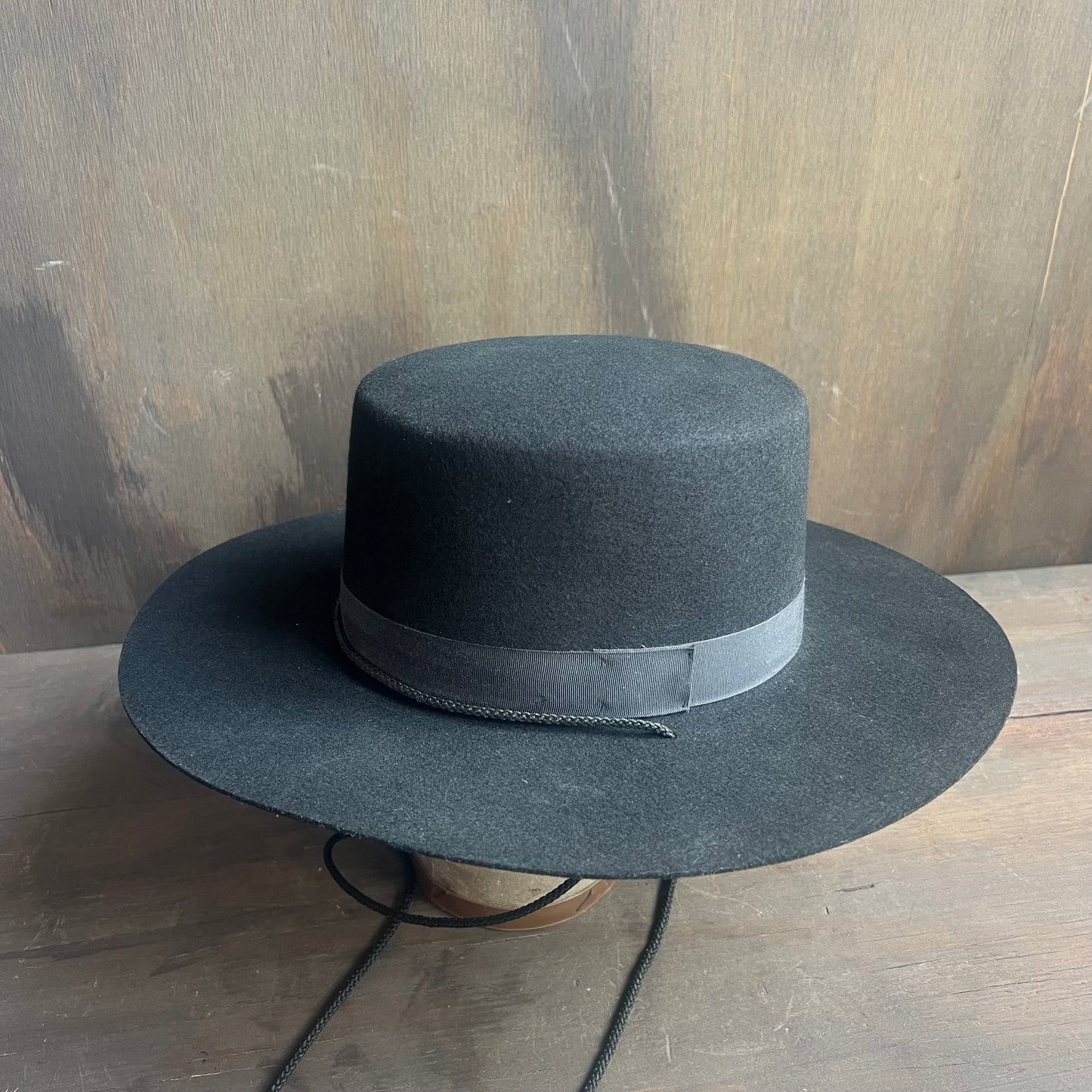J Hats Americana Collection Black Hat