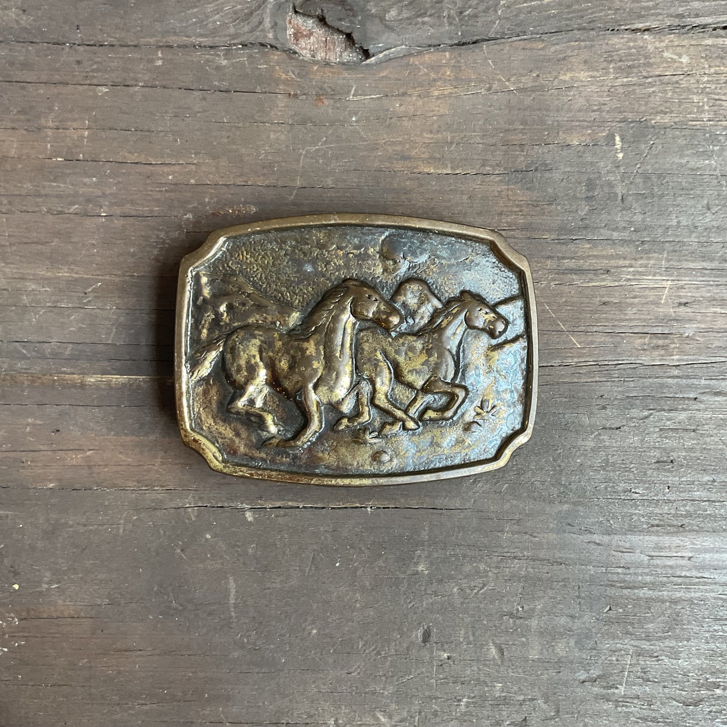 Wild Horses Belt Buckle