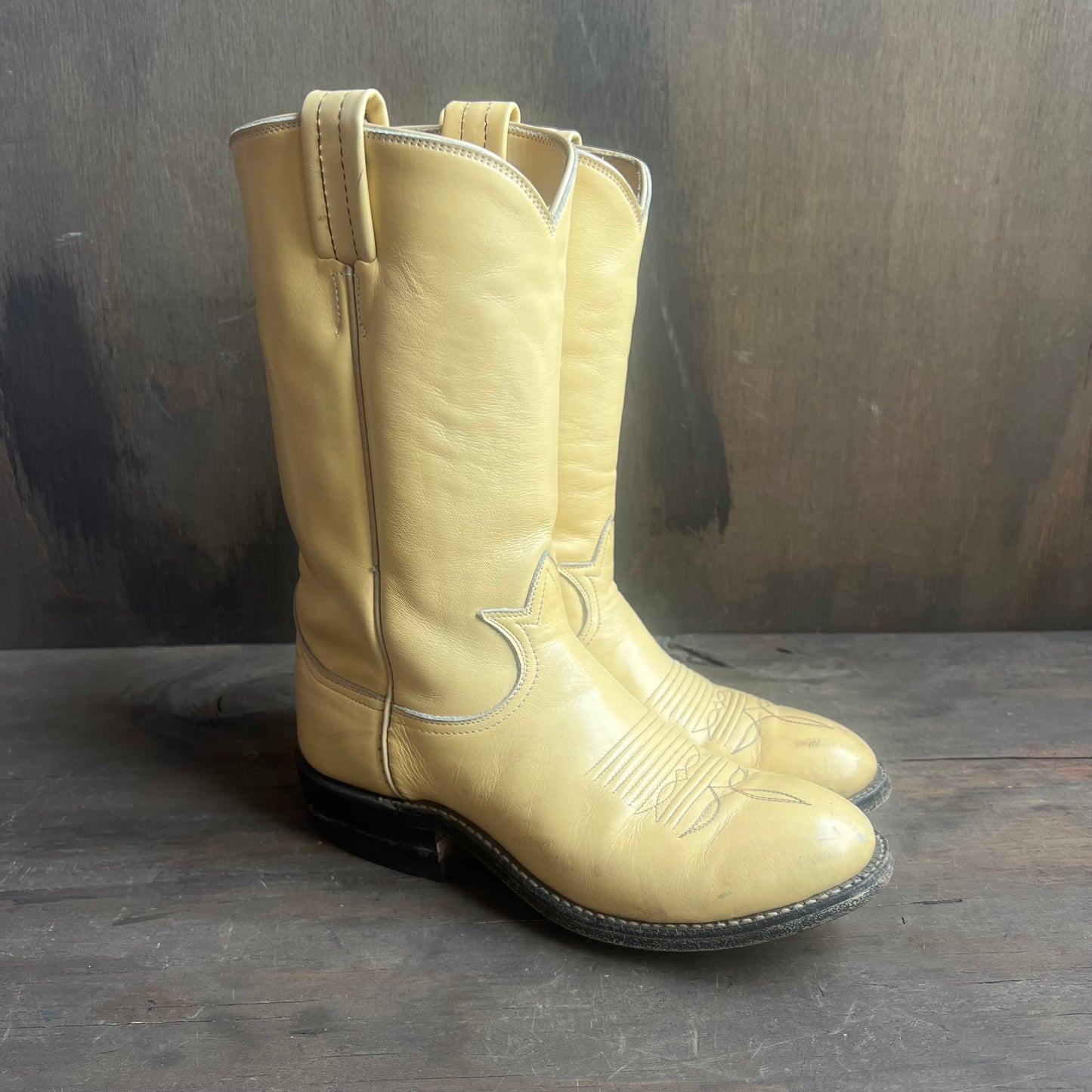 Tony Lama Yellow Boots