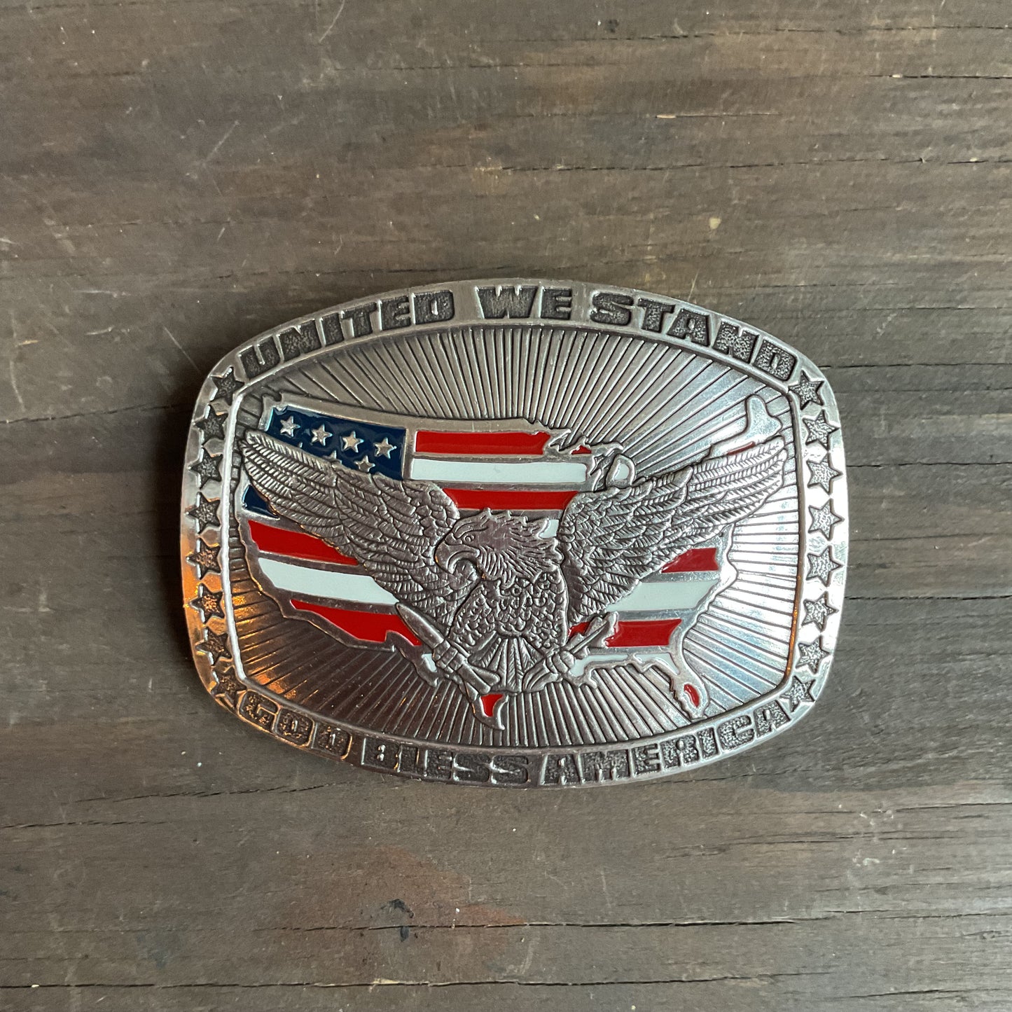 God Bless America Belt Buckle