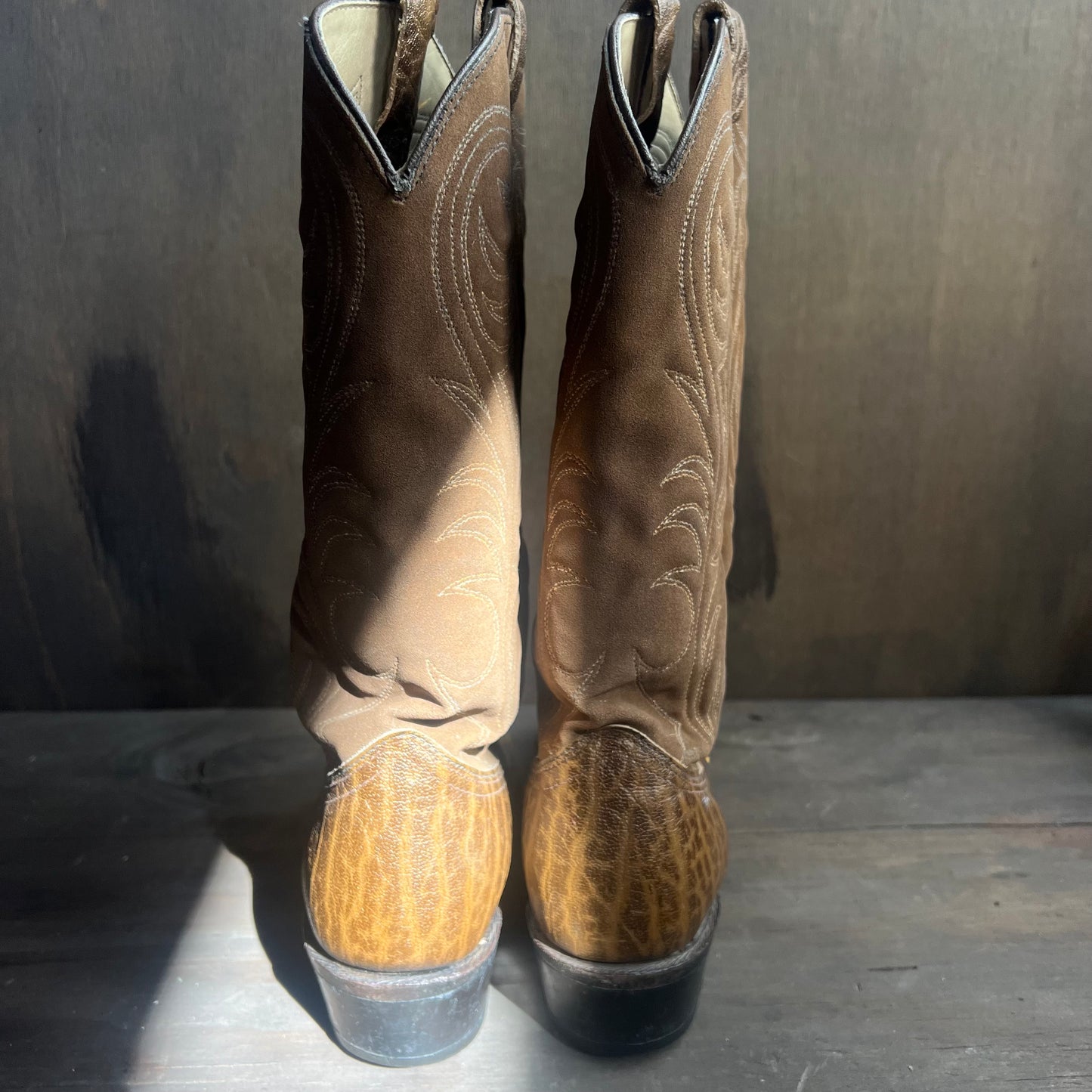 Custom Made Faux Water Buffalo Boots