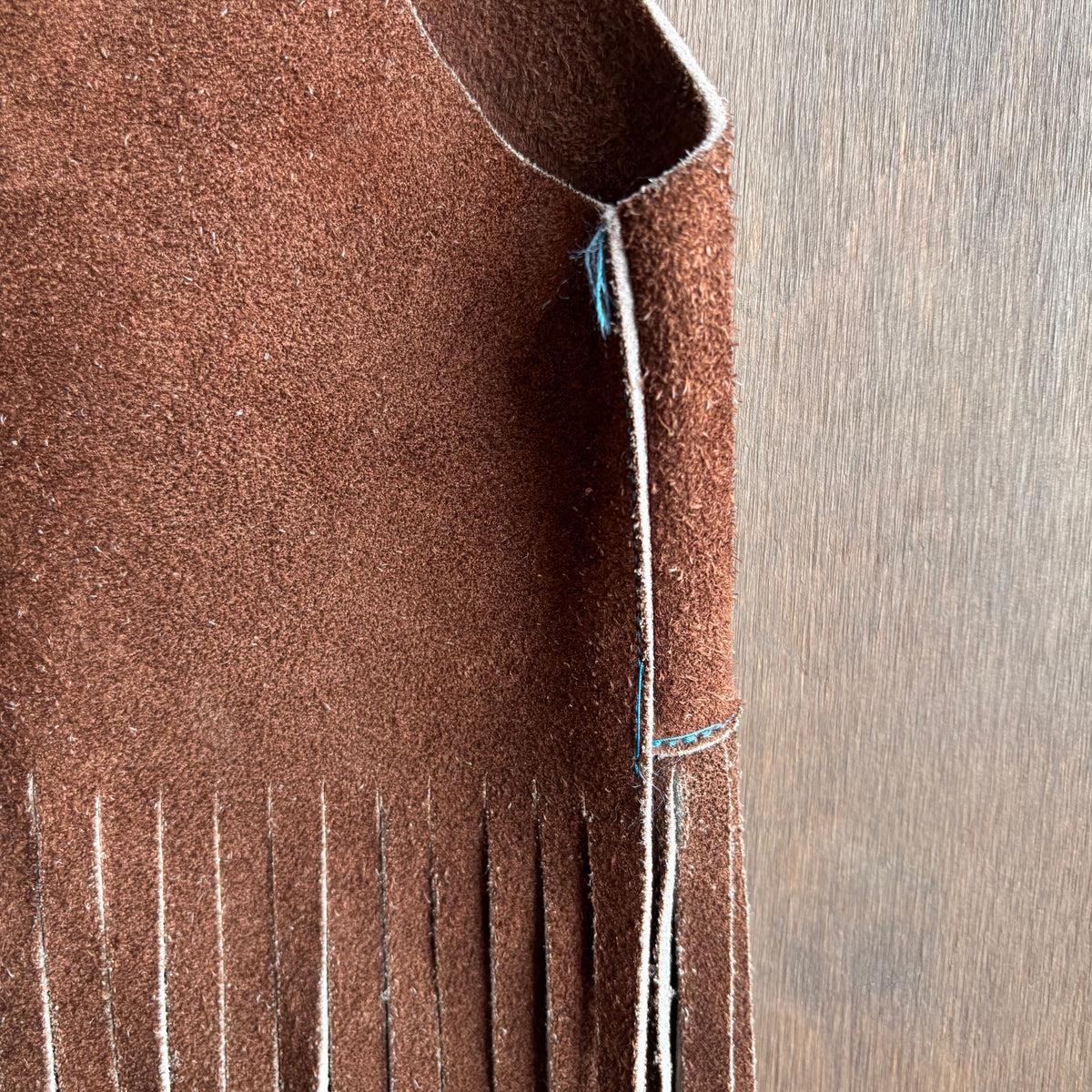 Kids Leather Fringed Vest