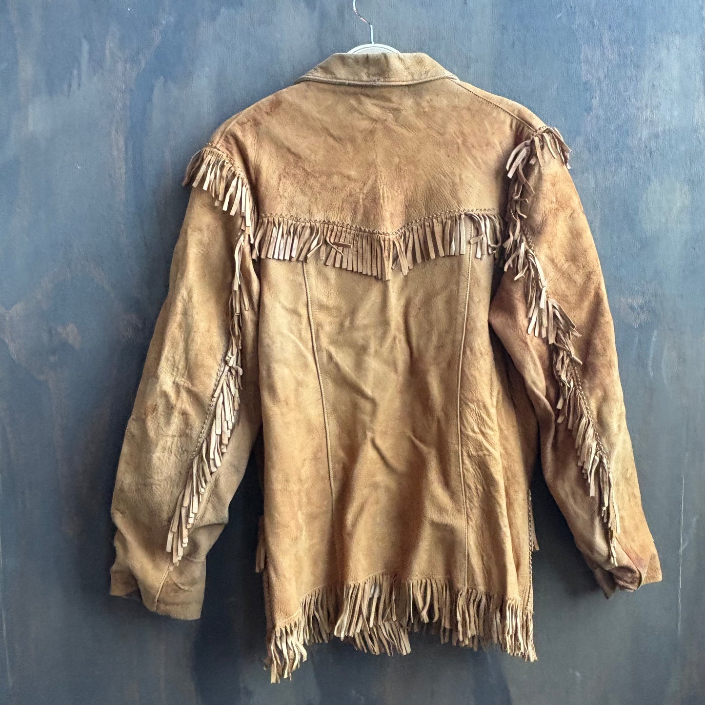 Vintage Cherokee Togs Suede Fringe Jacket