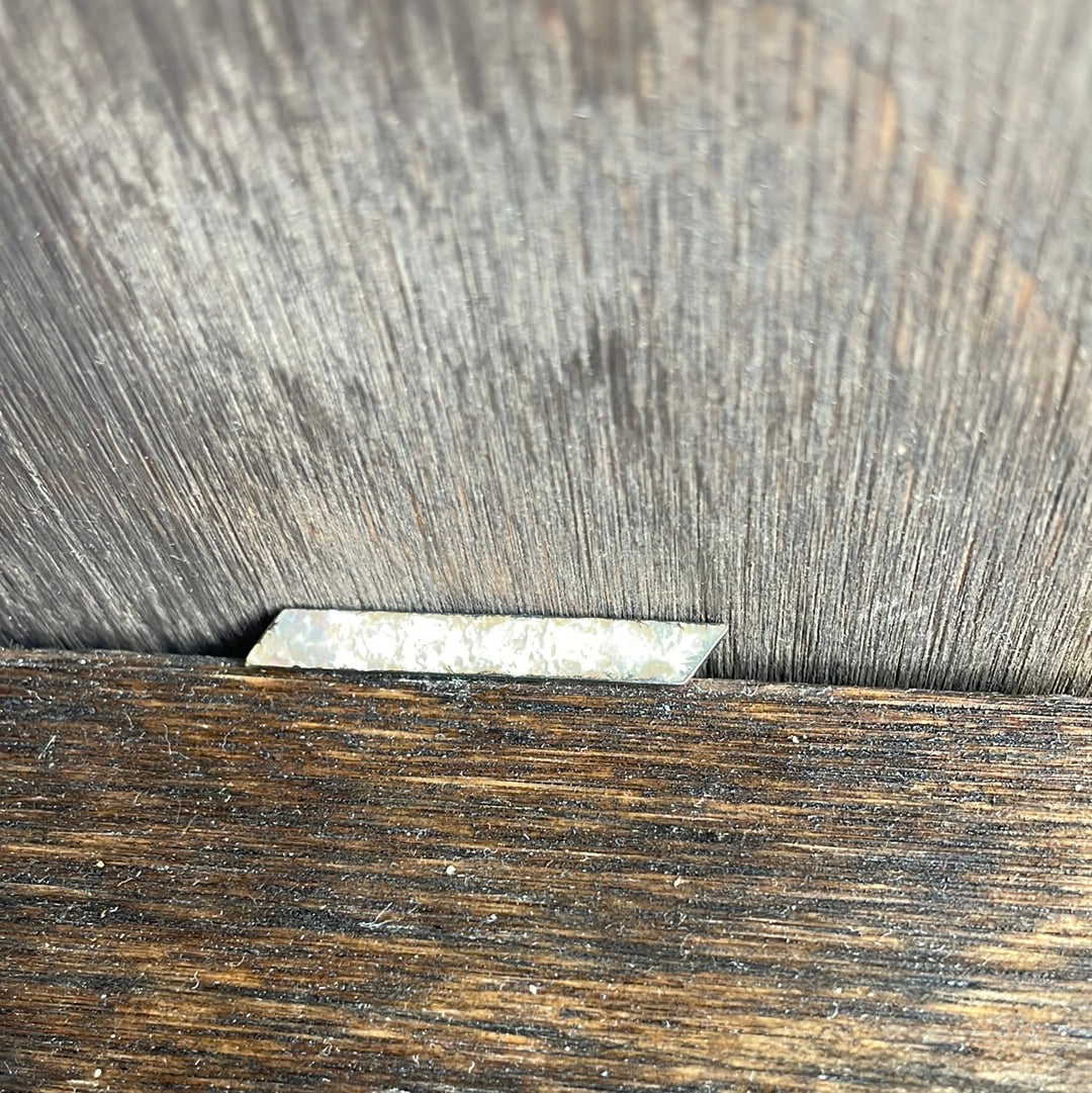 Vintage Mother of Pearl and Sterling Silver Pin