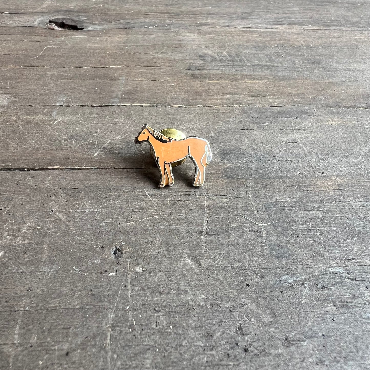 Brown Horse Pin