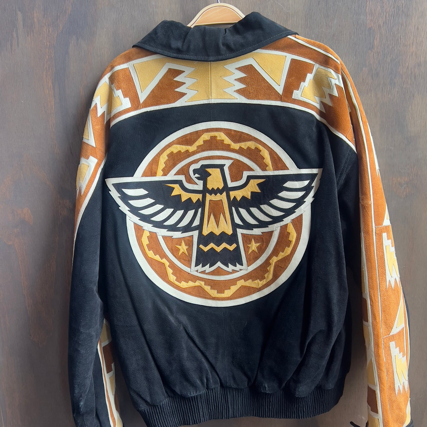 Cripple Creek Black Leather Thunderbird Jacket