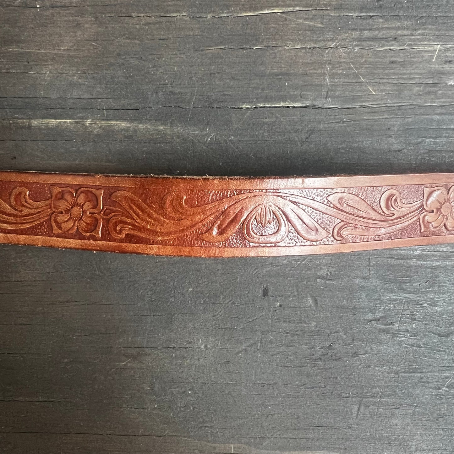 Vintage Western Tooled Belt
