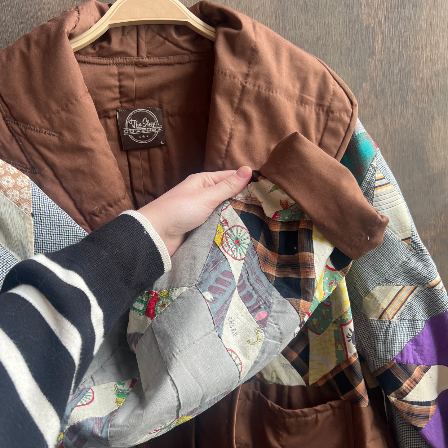 Vintage Quilted Warm Coat